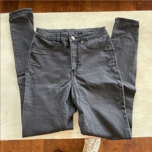 H&M black skinny jeans